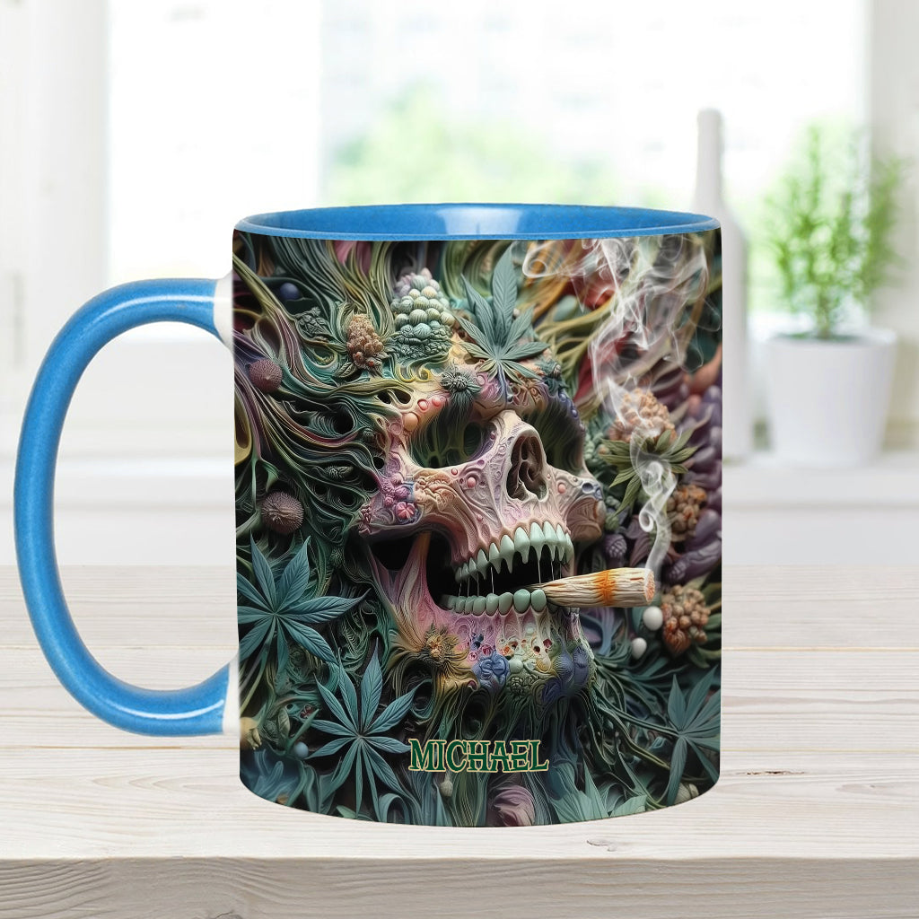 Mug personnalisé Dope Skull - Thème cannabis