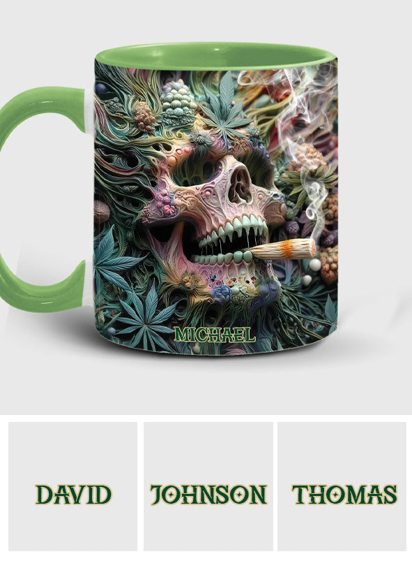 Mug personnalisé Dope Skull - Thème cannabis