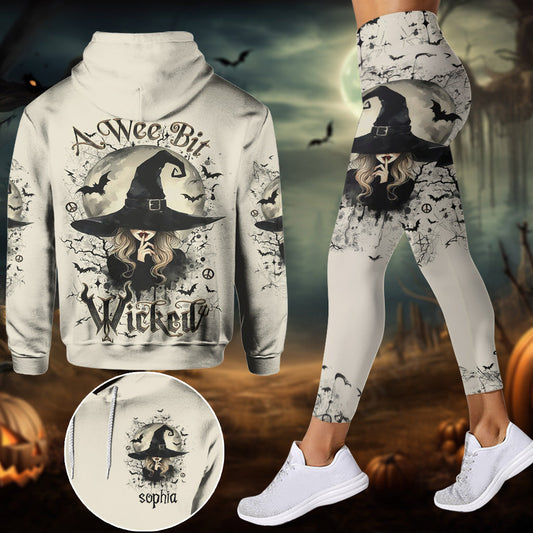 Âme de gitane, cœur de hippie et esprit de sorcière - Ensemble sweat à capuche et legging hippie personnalisé
