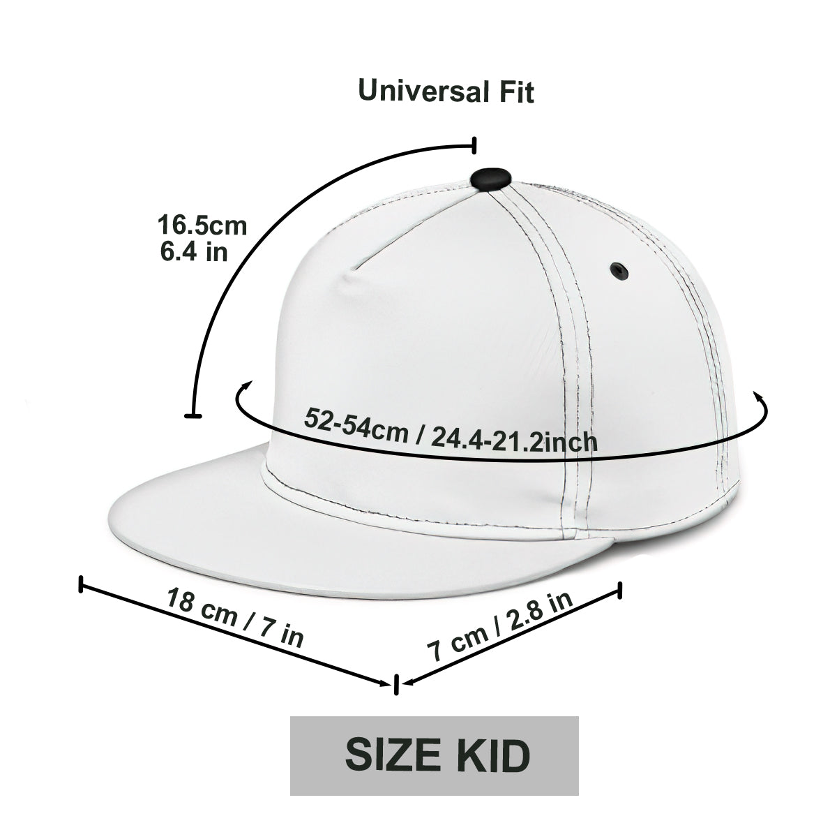 Lettres de l'alphabet des véhicules de chantier - Casquette personnalisée pour enfant