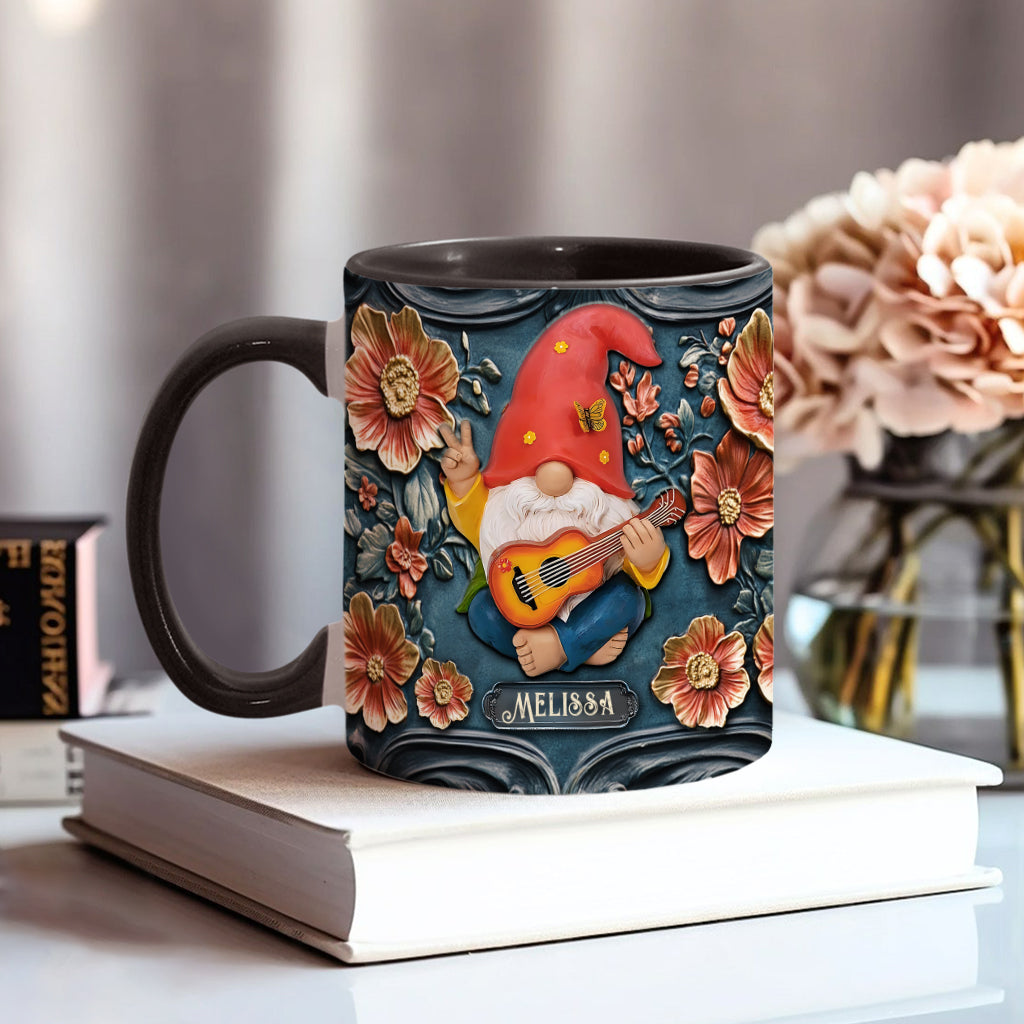 Live Like In Full Bloom - Personalized Hippie Accent Mug