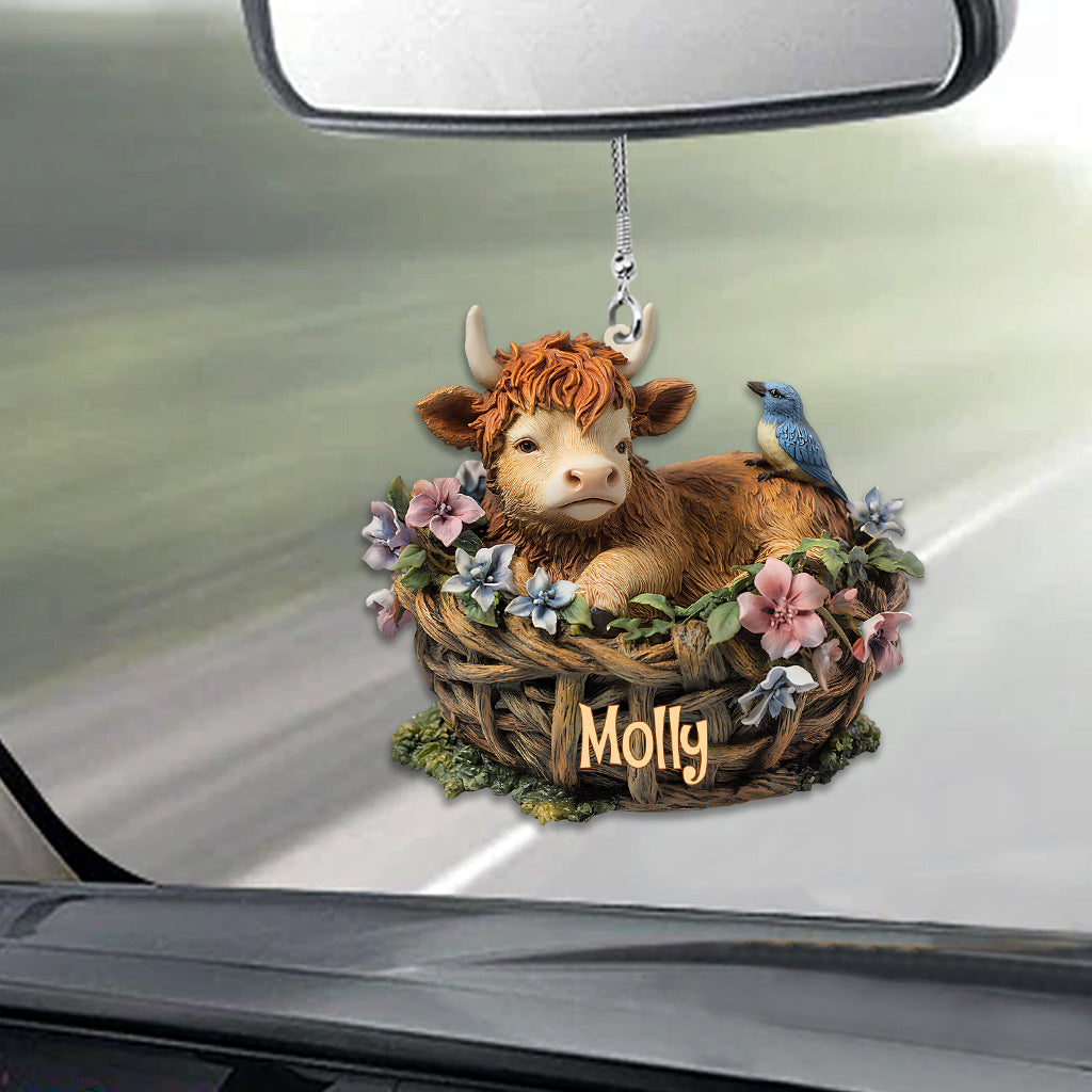 Vaches mignonnes - Ornement de voiture personnalisé