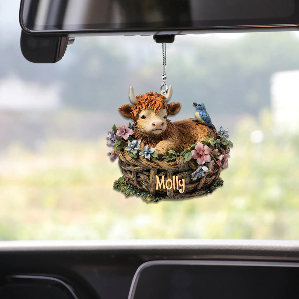 Vaches mignonnes - Ornement de voiture personnalisé