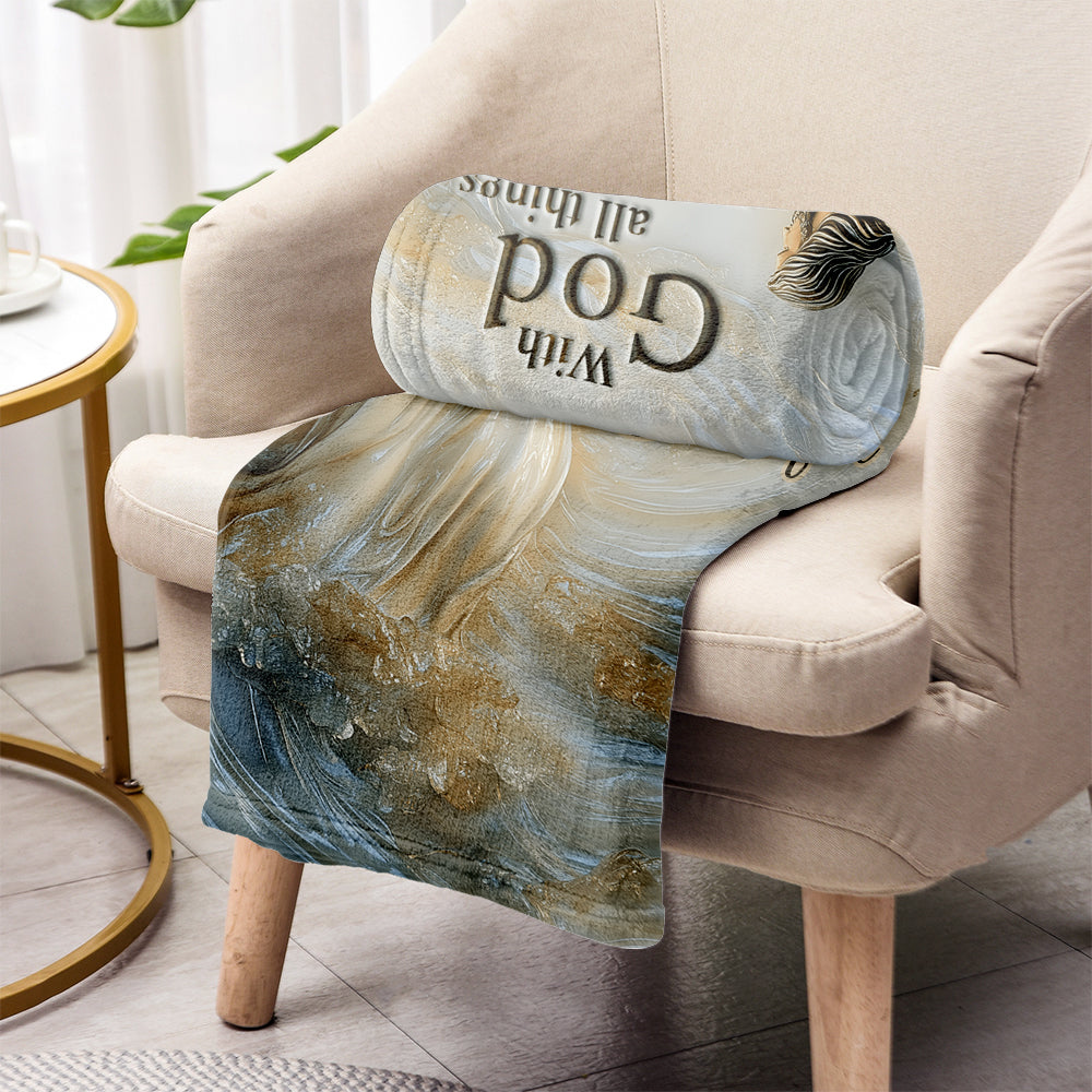 Avec Dieu, tout est possible - Couverture chrétienne personnalisée