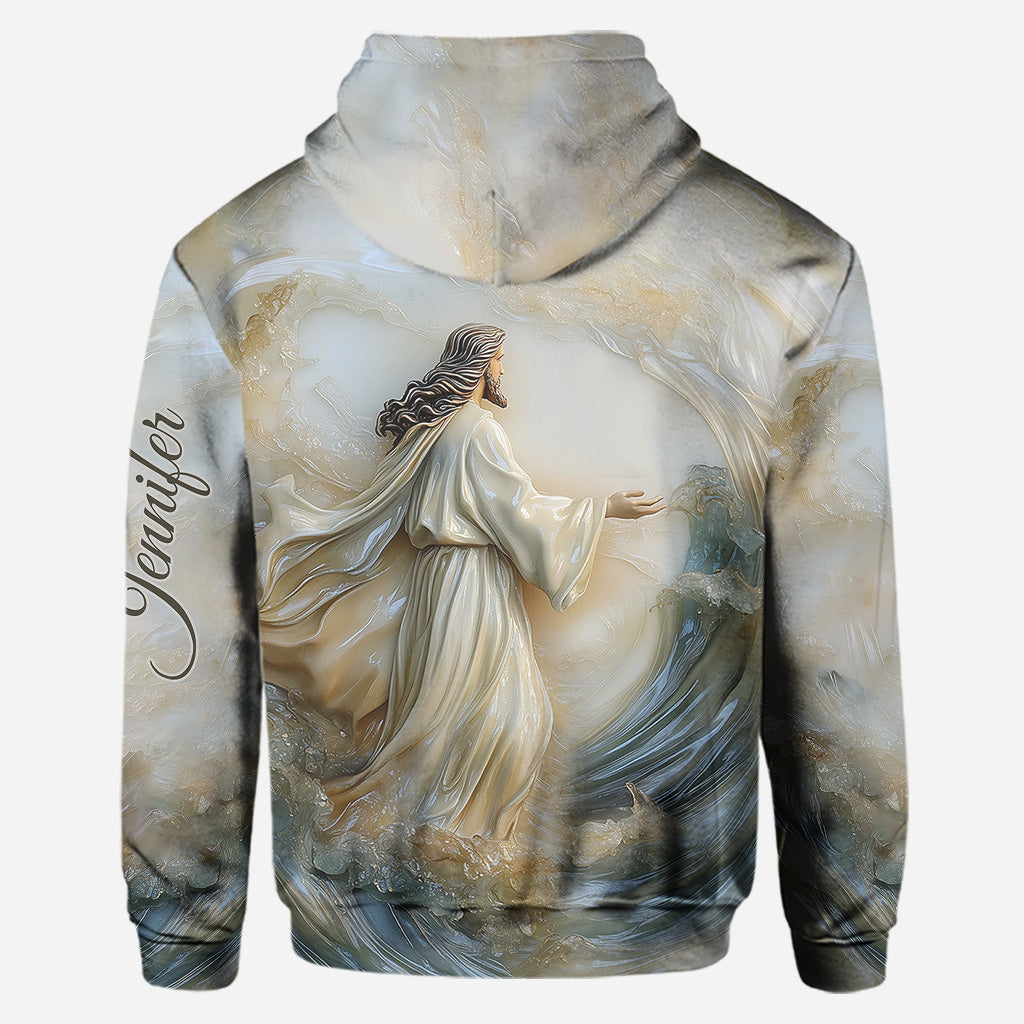 With God All Things Are Possible - Personalized Christian Hoodie and Leggings