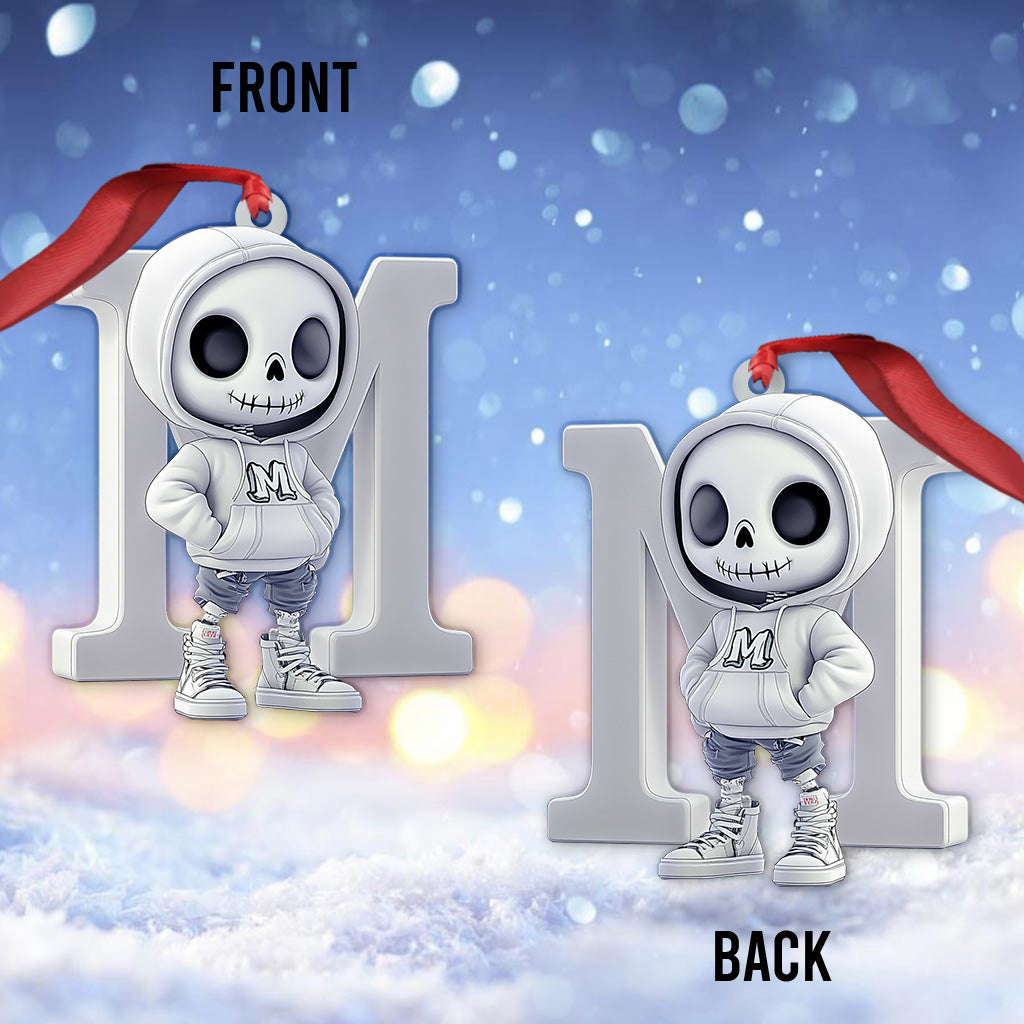 Stylish Skull - Personalized Skull Ornament
