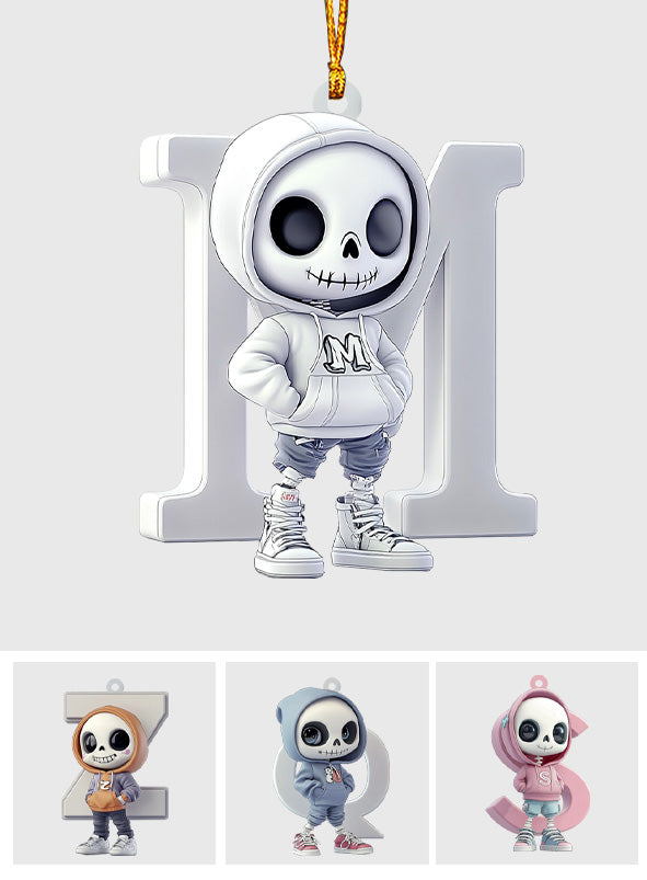 Stylish Skull - Personalized Skull Ornament