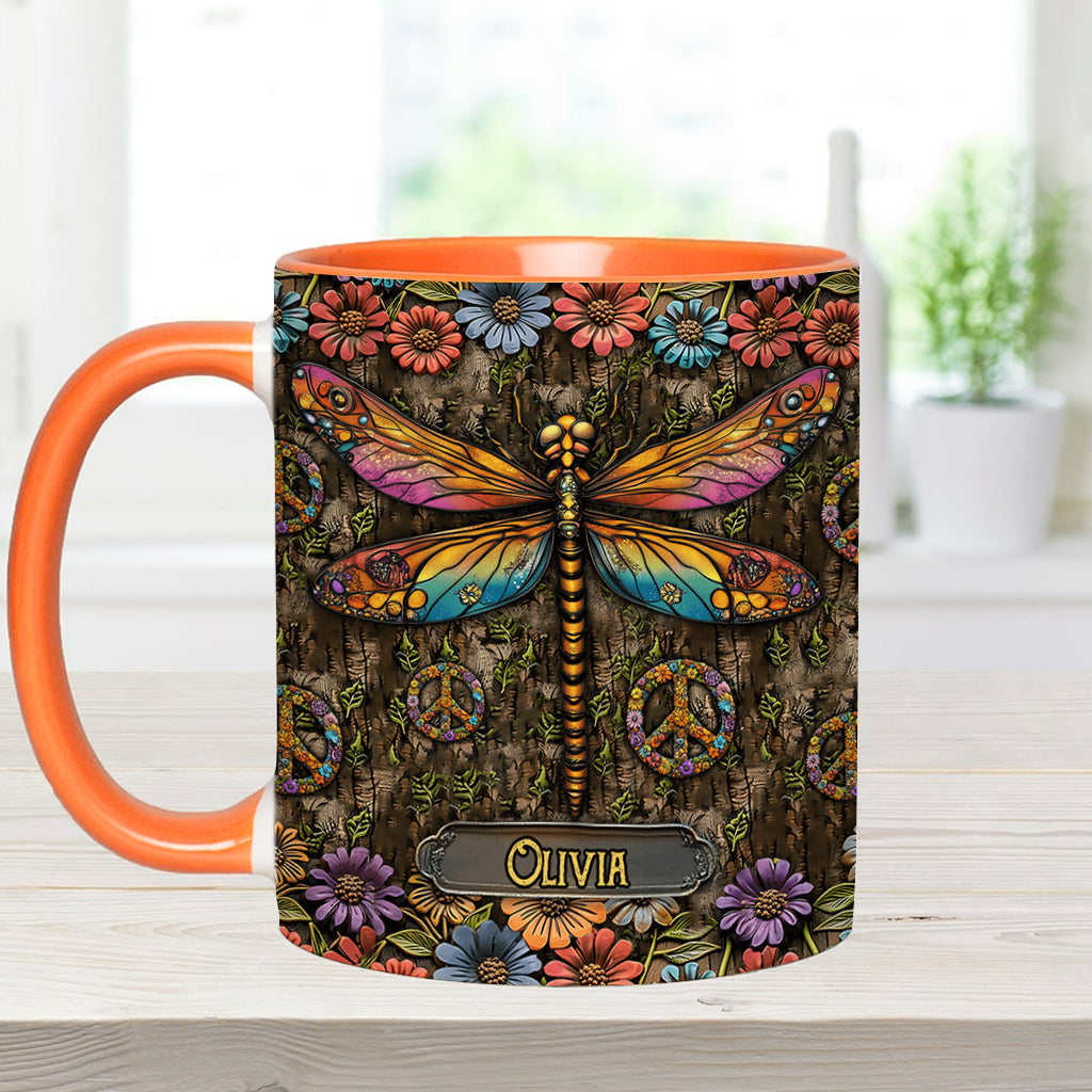 Amoureux du hippie - Mug personnalisé à l'esprit hippie