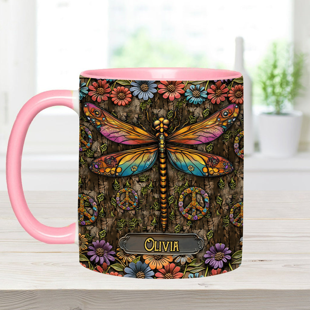 Amoureux du hippie - Mug personnalisé à l'esprit hippie