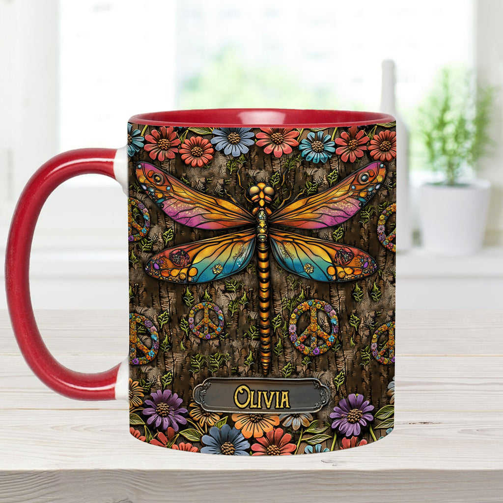 Amoureux du hippie - Mug personnalisé à l'esprit hippie