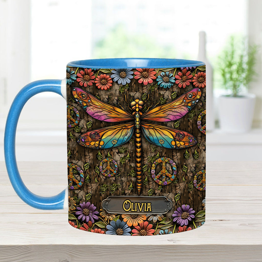 Amoureux du hippie - Mug personnalisé à l'esprit hippie