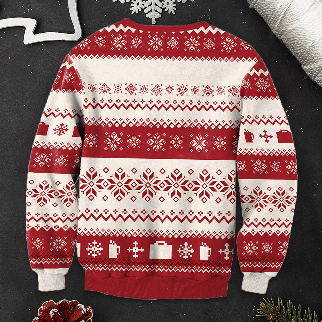 Décorez le hall, pas vos collègues ! - Pull moche personnalisé pour collègues