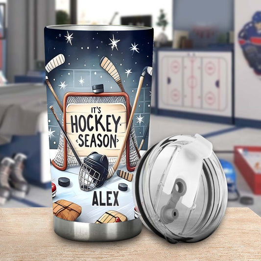 Hockey Season - Personalized Hockey Tumbler