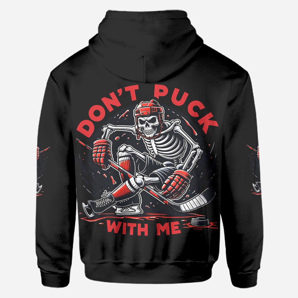 Ne jouez pas avec moi - T-shirt de hockey personnalisé intégral