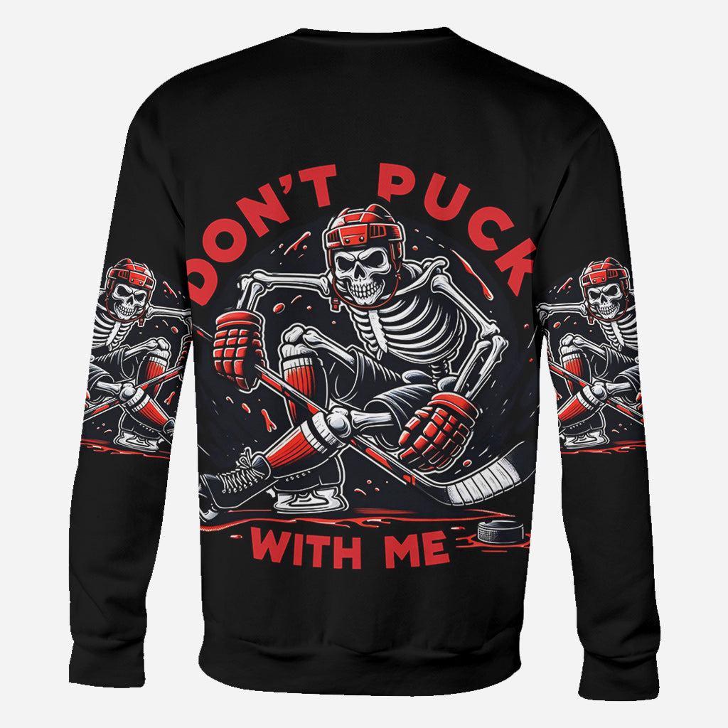 Ne jouez pas avec moi - T-shirt de hockey personnalisé intégral