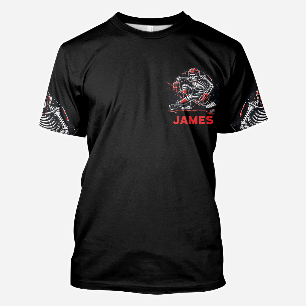 Ne jouez pas avec moi - T-shirt de hockey personnalisé intégral