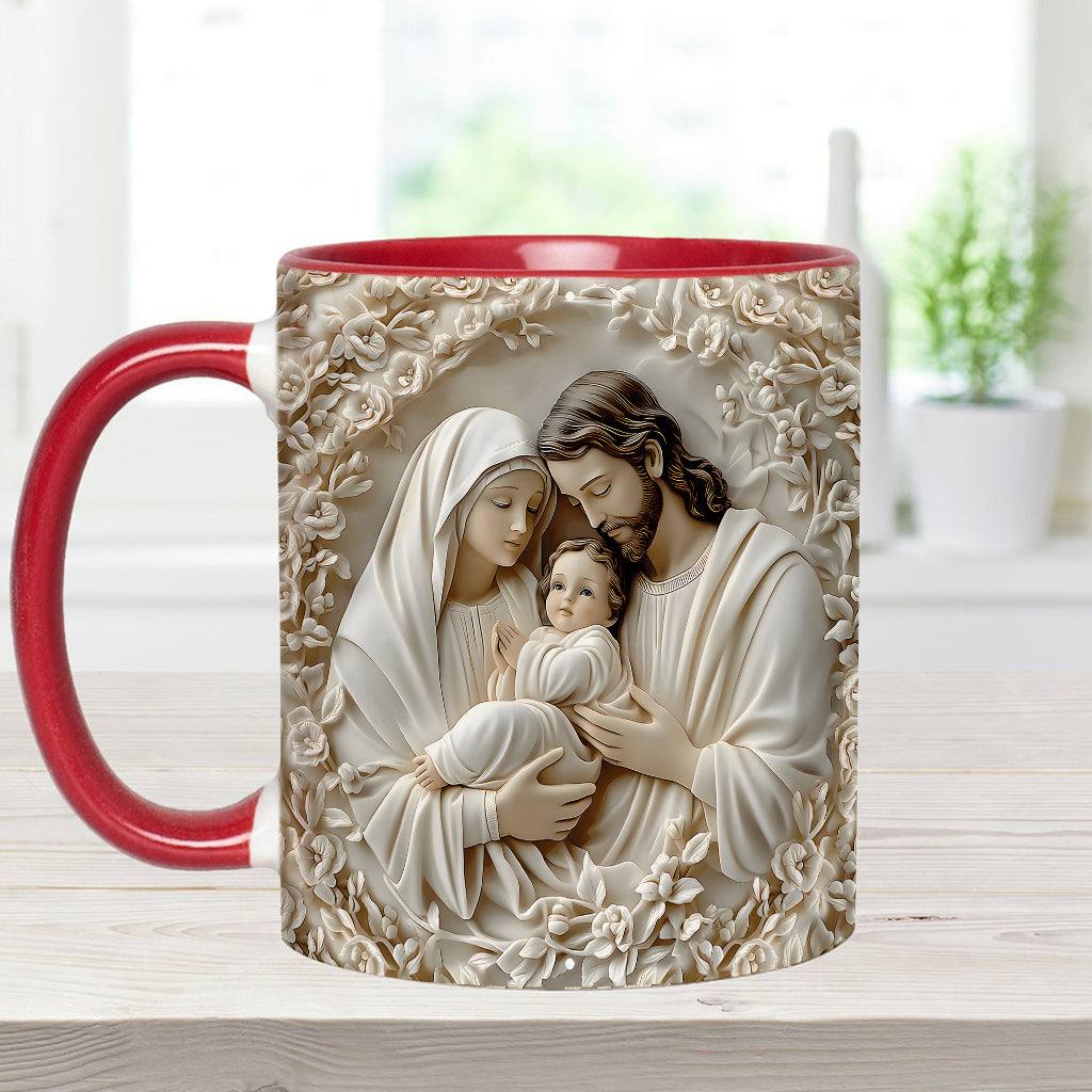 Mug chrétien personnalisé La Sainte Famille