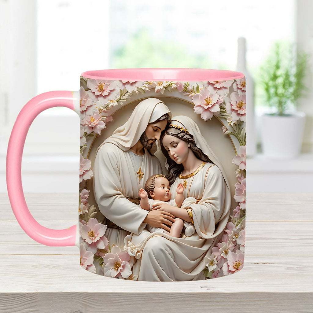 Mug chrétien personnalisé La Sainte Famille