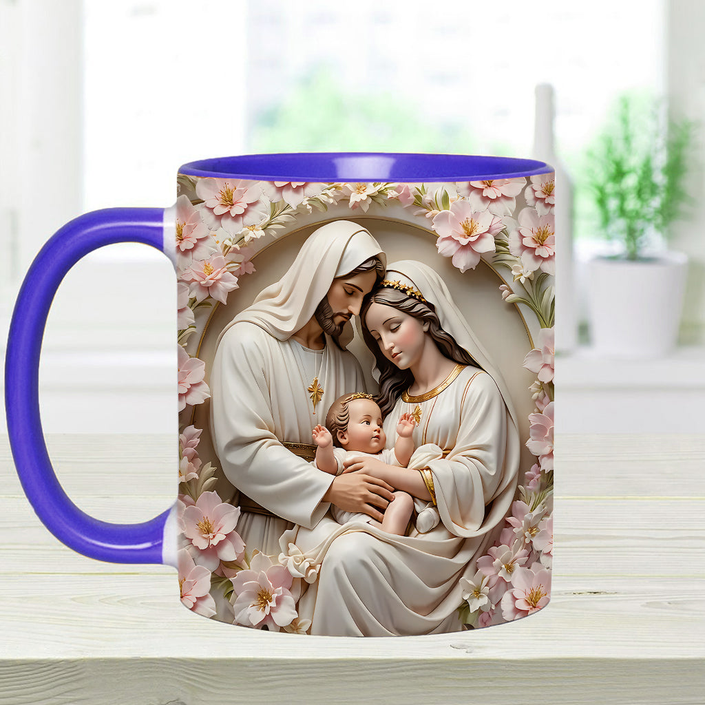 Mug chrétien personnalisé La Sainte Famille