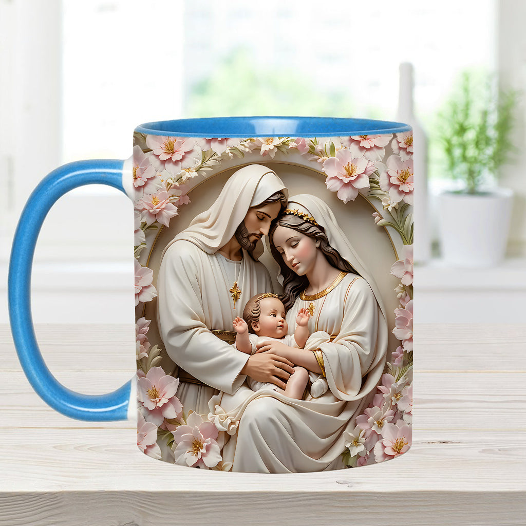 Mug chrétien personnalisé La Sainte Famille