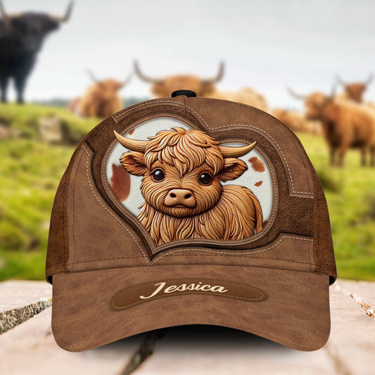 Love Highland Cows - Personalized Classic Cap