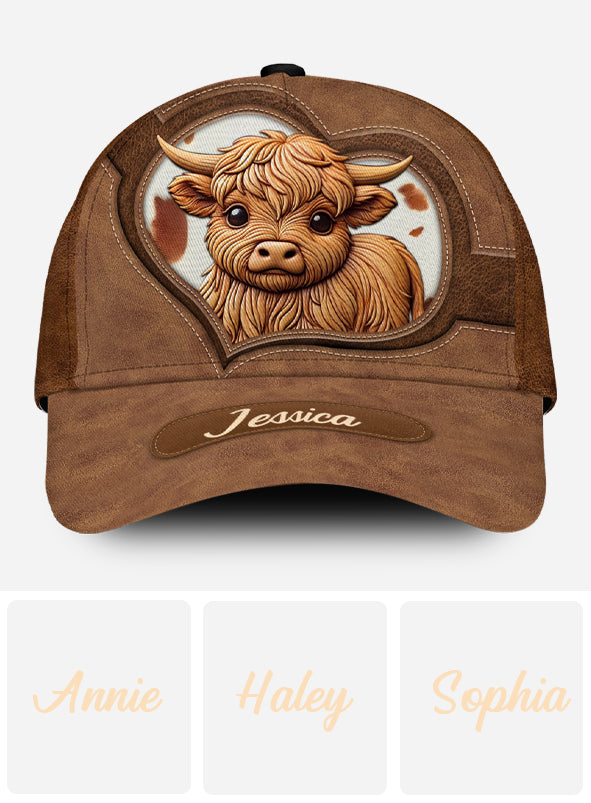Love Highland Cows - Personalized Classic Cap