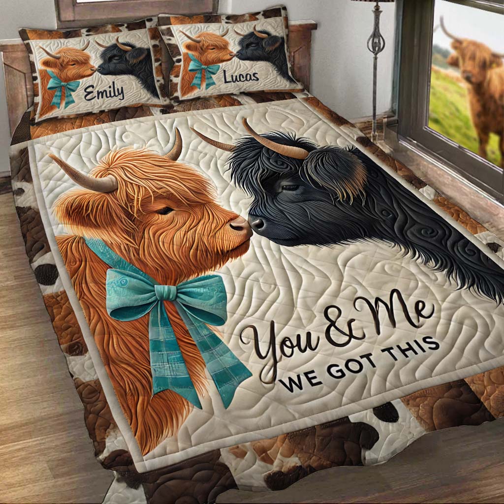 You & Me We Got This - Personalized Quilt Set
