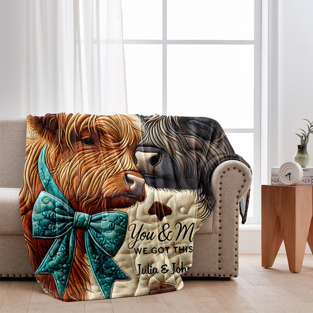 You & Me We Got This - Personalized Blanket