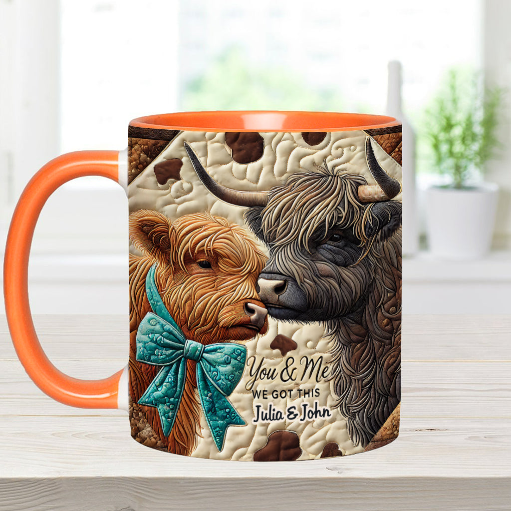 You & Me We Got This - Personalized Accent Mug