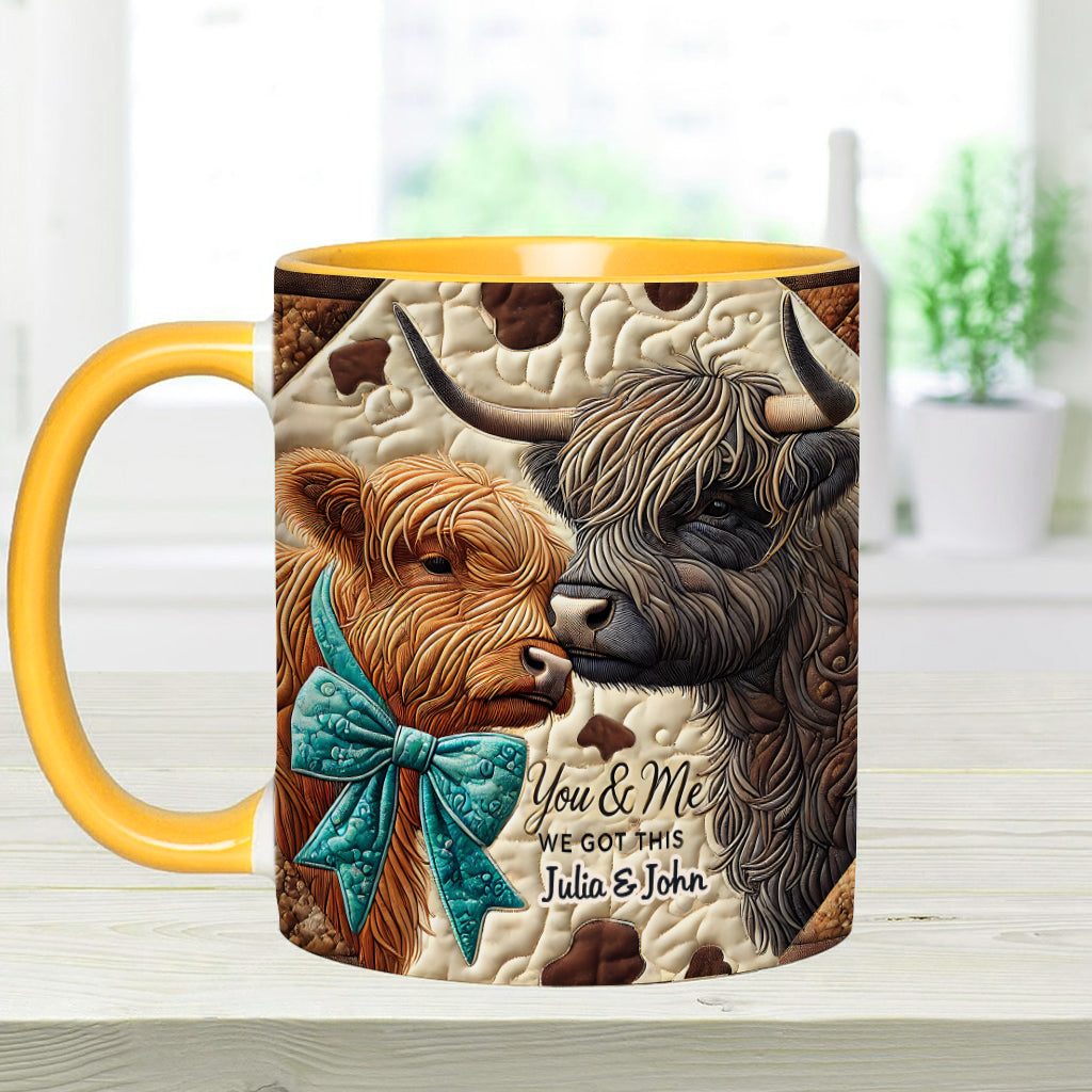 You & Me We Got This - Personalized Accent Mug