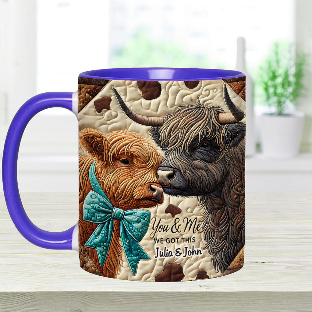 You & Me We Got This - Personalized Accent Mug