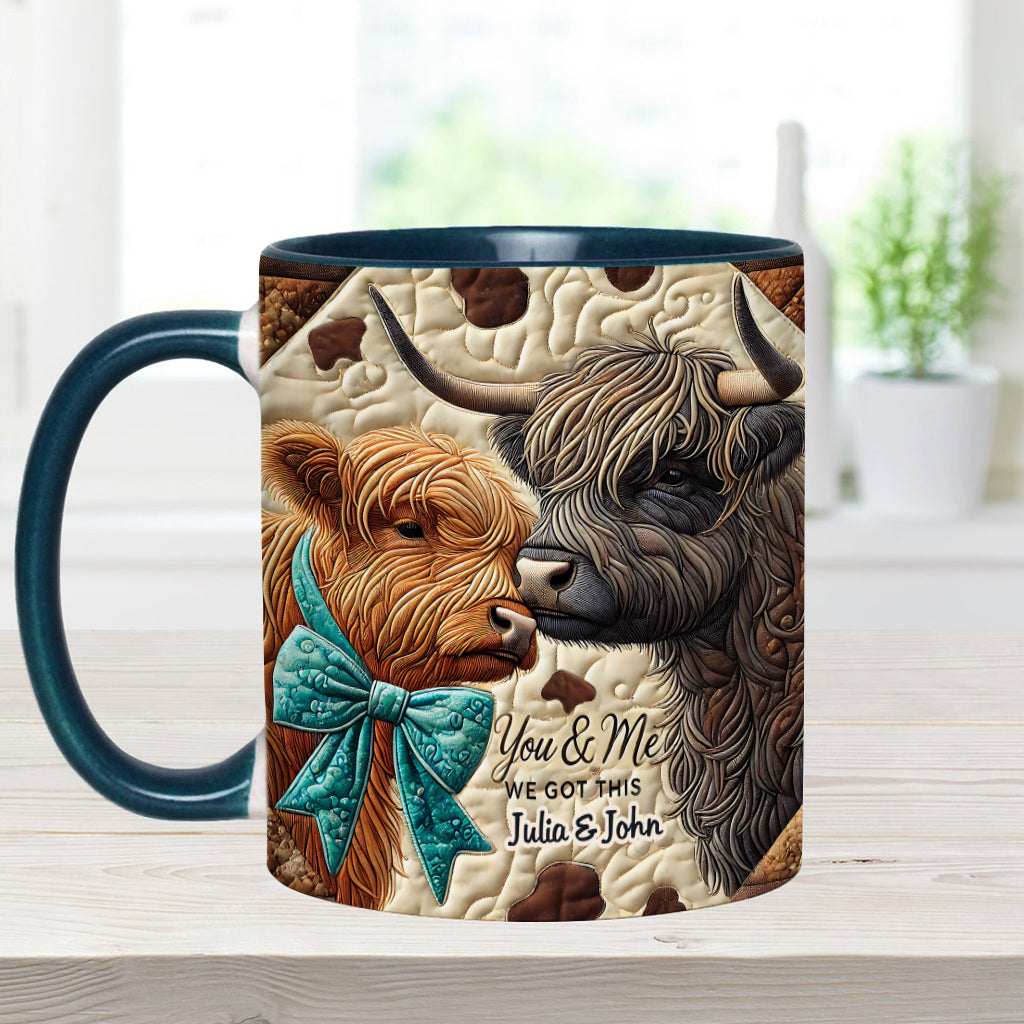 You & Me We Got This - Personalized Accent Mug