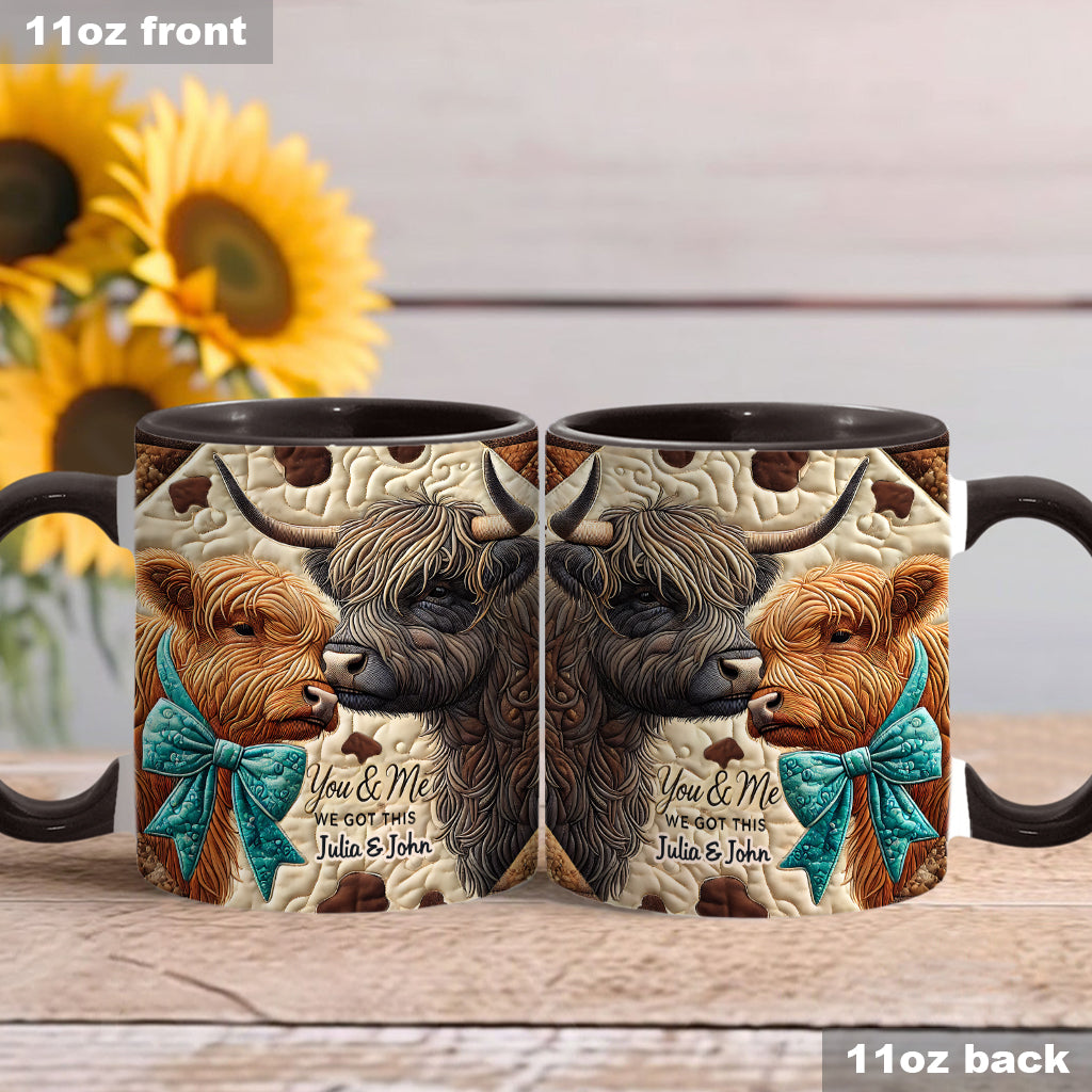 You & Me We Got This - Personalized Accent Mug