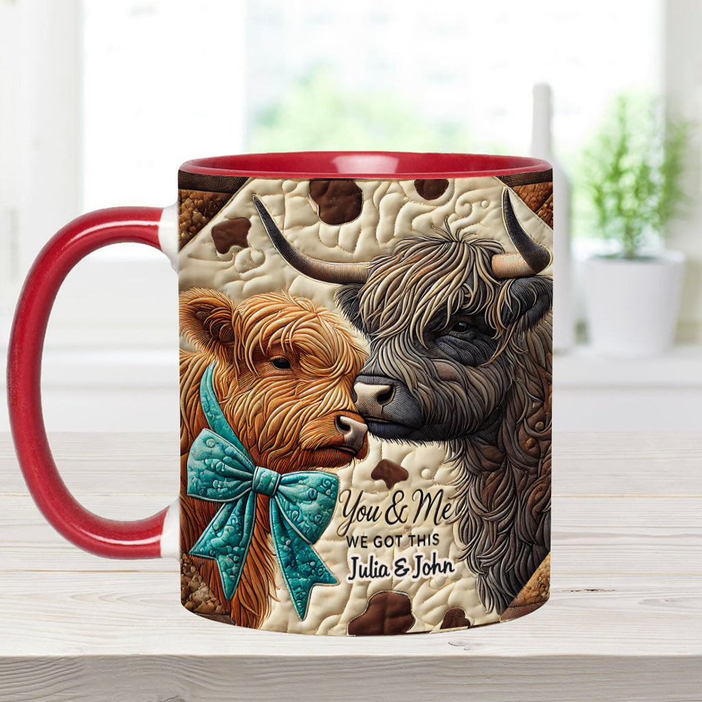 You & Me We Got This - Personalized Accent Mug