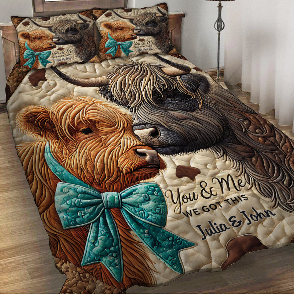 You & Me We Got This - Personalized Quilt Set