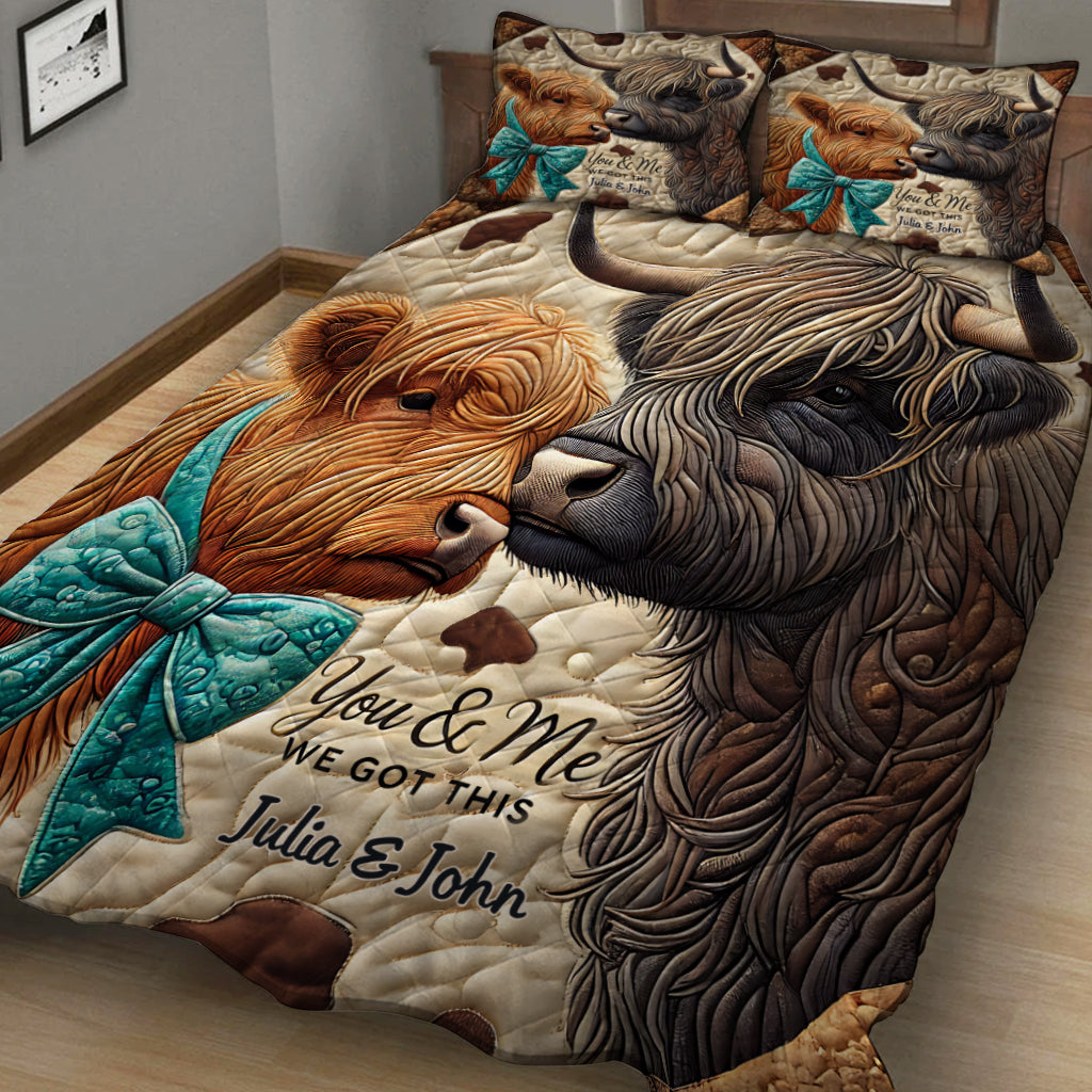You & Me We Got This - Personalized Quilt Set