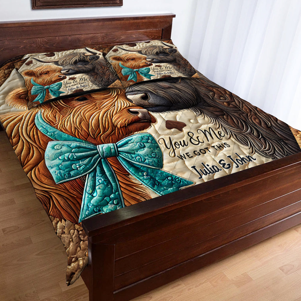 You & Me We Got This - Personalized Quilt Set