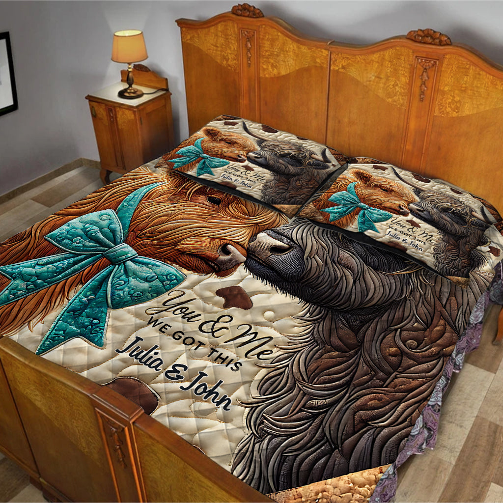 You & Me We Got This - Personalized Quilt Set