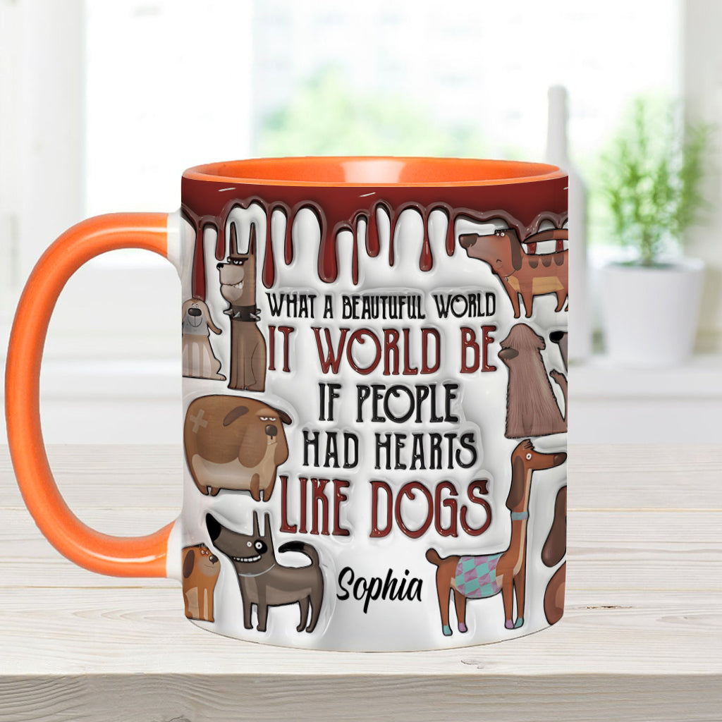 These Dogs - Personalized Dog Accent Mug