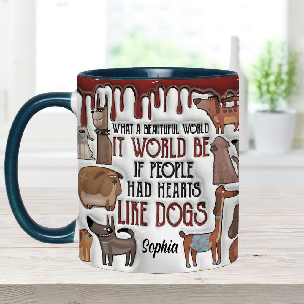 These Dogs - Personalized Dog Accent Mug