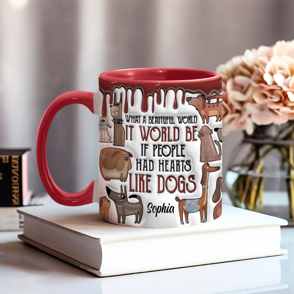 These Dogs - Personalized Dog Accent Mug