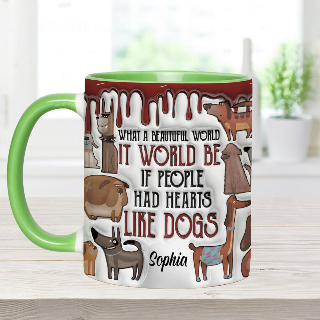 These Dogs - Personalized Dog Accent Mug