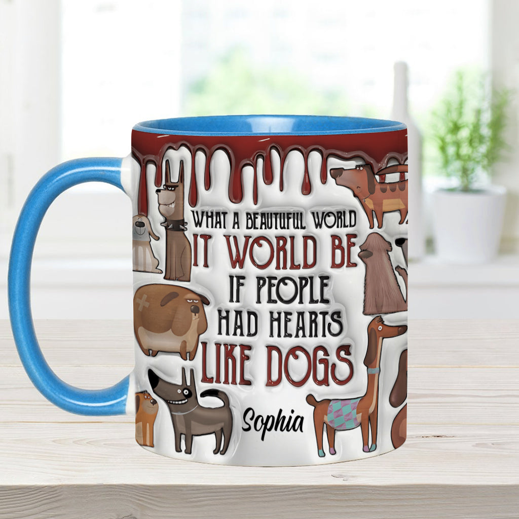 These Dogs - Personalized Dog Accent Mug