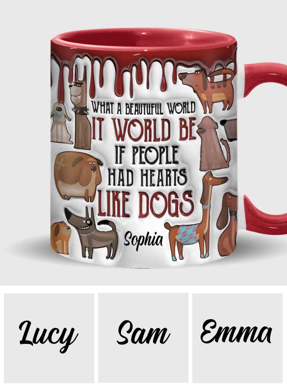 These Dogs - Personalized Dog Accent Mug