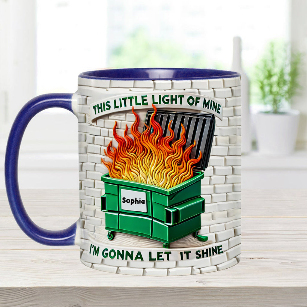This Little Light Of Mine - Personalized Colleague Accent Mug