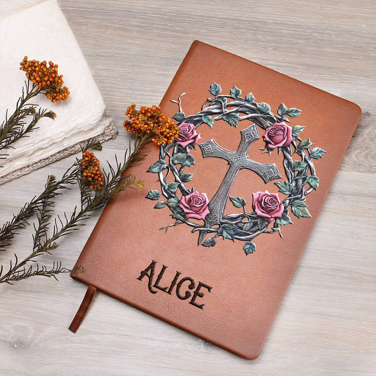 Believer - Personalized Christian Leather Journal
