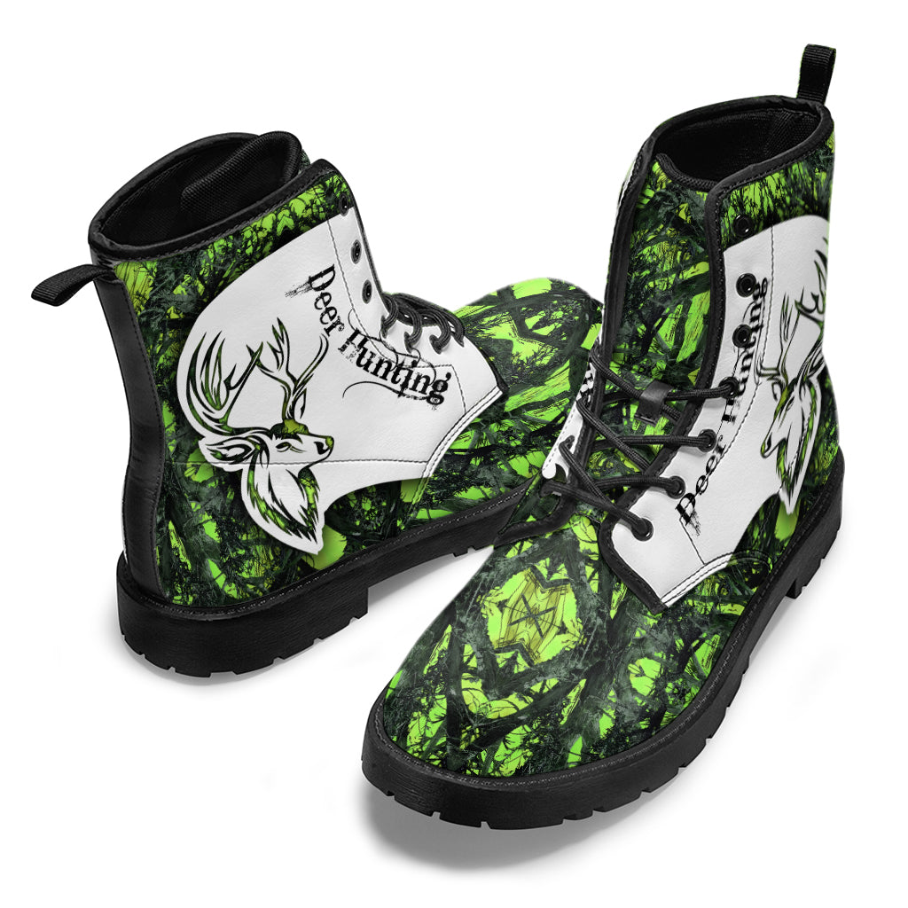 Deer Hunting - Personalized Hunting Leather Boots