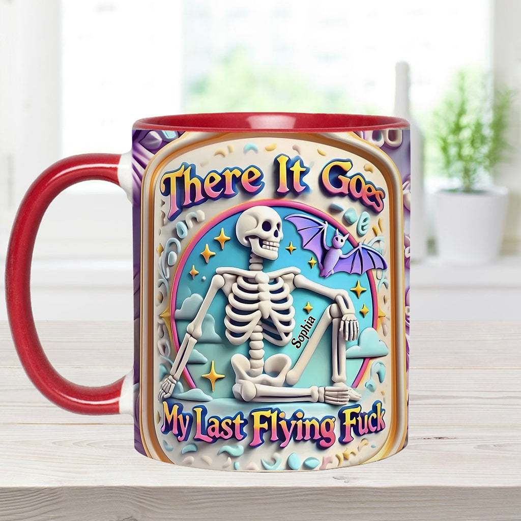 My Last Flying Fuck - Personalized Colleague Accent Mug