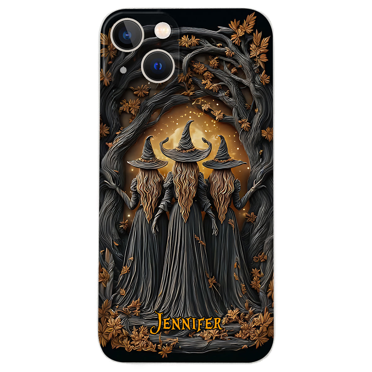 Best Witches - Personalized Witch Leather Phone Case