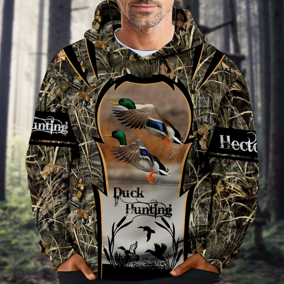 Duck Hunting - Personalized Hunting All Over Shirt